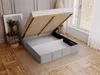FEDVE Polsterbett Doppelbett Hartlage Schlafzimmer Bett Produktbild-Vorschau 2