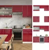 Küchenzeile Vicco Fame-Line Bordeaux Hochglanz/Weiß 200 cm Produktbild-Vorschau 4