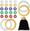 25 Stück Akupressur Ring Set, Massageringe Für Finger, Produktbild-Vorschau 1