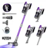 A collage of a cordless vacuum cleaner and its various attachments, displayed against a white background. Produktbild-Vorschau