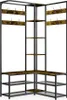 A corner coat rack and shoe storage unit with a bench. Podgląd zdjęcia produktu