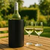 Doppelwandiger Edelstahl Weinkühler Schwarz – Extra Hoch (Ø Produktbild-Vorschau 2