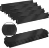 UISEBRT Bordure de pelouse noire en métal 45 m, bordure de Voir les images du produit 1