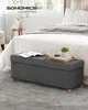 SONGMICS Sitzhocker, 112L, klappbare Sitztruhe, Produktbild-Vorschau 1
