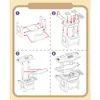 jeu de 48 jouets de cuisine, intégrés, réalistes, Voir les images du produit 9