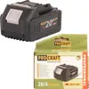Procraft 20/4 batteria 20 V 4,0 Ah / 4000 mAh Li-ion con Anteprima dell’immagine prodotto 2