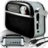 Retro rádio reproduktor Vintage rádio 1200 mAh přenosné FM Náhled obrázku produktu 1