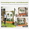 Jardinière COSTWAY avec treillis, toit suspendu et support Voir les images du produit 8