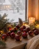 Weihnachtskugeln aus Glas | Ø 4 cm | 16er Set in Burgund Produktbild-Vorschau 5