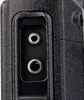 A close-up view of two audio jacks on a black electronic device. Produktbild-Vorschau