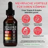 B12 B6 B1 Niacin + Folate Vitamin Komplex Tropfen - Vegan - Produktbild-Vorschau 4