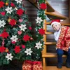 40 Stücke Weihnachtsstern Künstliche Weihnachtsblumen Produktbild-Vorschau 6