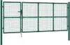 vidaXL Sieťová záhradná brána zelená 350x175 cm pozinkovaná Náhľad obrázku produktu 1