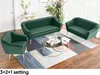 MEBLINI Mini Sofa Set 3-2-1 für Wohnzimmer - Mini Lounge Produktbild-Vorschau 2