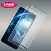 A product image showing two screen protectors layered over a smartphone with a digital wallpaper. Produktbild-Vorschau
