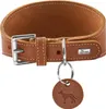 Hunter Windhundhalsband Aalborg cognac, Größe: S-M / 47 cm Produktbild-Vorschau 1