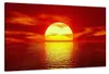 Visario Leinwandbild Sonnenuntergang 120x80 cm – Bild Produktbild-Vorschau 1