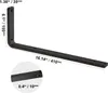 SucceBuy Regalhalterung, 16 x 6 Zoll, 4 Stück. Produktbild-Vorschau 8
