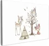Wanddeko 30x20 cm - Kinder - Tiere - Waldtiere, Deko, Deko Produktbild-Vorschau 1