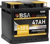 BSA Autobatterie 47AH 12V Batterie 400AEN ersetzt 44Ah 45Ah Produktbild-Vorschau 2