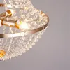 Kristall-Pendelleuchte,  Eisenlampe, E14 Kronleuchter, Produktbild-Vorschau 5