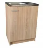 A kitchen cabinet with a sink on top, shown against a white background. Podgląd zdjęcia produktu