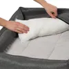 orthopädisches Hundebett mit kuschelig weichem Kaninchen Produktbild-Vorschau 3