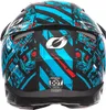 O'NEAL Motocross Helm 3SRS Ride , schwarz blau, L Produktbild-Vorschau 2