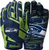 Wilson Adult NFL Stretch Fit Gloves Team Seattle Seahawks Produktbild-Vorschau 1