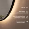 S'AFIELINA Miroir Salle de Bain LED Rond 80 cm avec Voir les images du produit 11