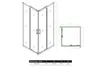 Technical drawing and dimensions of a shower enclosure. Produktbild-Vorschau