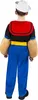 Back view of a child wearing a Popeye costume. Produktbild-Vorschau