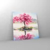 Bilder auf glas - Baum Abstraktion - 60x60cm - Glasbilder - Produktbild-Vorschau 4