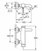 GROHE Essence, Badewanne, Hebelgriffe, Metall, 1/2", Produktbild-Vorschau 4