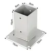 Jayseuw 4x Aufschraubhülse 80x80mm, Bodenhülse für Produktbild-Vorschau 2
