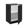 Unterschrank Siena schwarz 60 D 1F BB Produktbild-Vorschau 2