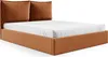 Sofello Polsterbett  Hellbraun Doppelbett mit Produktbild-Vorschau 1