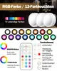KUGI Unterschrankleuchte Batteriebetrieben LED RGB Spots Produktbild-Vorschau 3