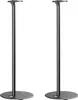 Two black speaker stands are shown against a white background. Produktbild-Vorschau