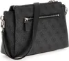 Guess Handtasche NOELLE Tri Compartment Coal Logo Produktbild-Vorschau 2