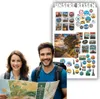 Anwicar Magnettafel Unsere Reisen - Vertikal 85x50 cm - Produktbild-Vorschau 1