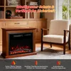 Camino elettrico HOMAVO 23'' con riscaldamento -  1000 W / Anteprima dell’immagine prodotto 6