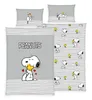 Peanuts Kinder Bettwäsche Snoopy 40x60 + 100x135 cm, 100% Produktbild-Vorschau 1
