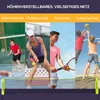 Zestaw siatki do badmintona SPORTNOW, siatka do tenisa z Podgląd zdjęcia produktu 4