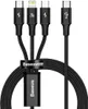 Baseus Rapid Series 3-in-1 USB Type-C Cable  PD 20W 1.5m Anteprima dell’immagine prodotto 14