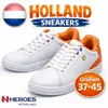 Weiße Sneakers Damen Herren Turnschuhe Sportschuhe bequem Produktbild-Vorschau 1