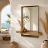 Home & Styling Spiegel mit Ablage - rechteckig - MDF - Produktbild-Vorschau 2