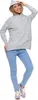 Women's Loose Oversize Sweatshirt Über Den Kopf Mit Kapuze Produktbild-Vorschau 4