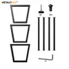 A product image showing table legs and assembly hardware, laid out on a white background. Produktbild-Vorschau