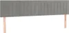 vidaXL Letto a molle con materasso grigio chiaro 180x200 cm Anteprima dell’immagine prodotto 5